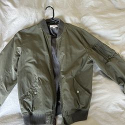 J. Crew x Wallace & Barnes Bomber Jacket - Green