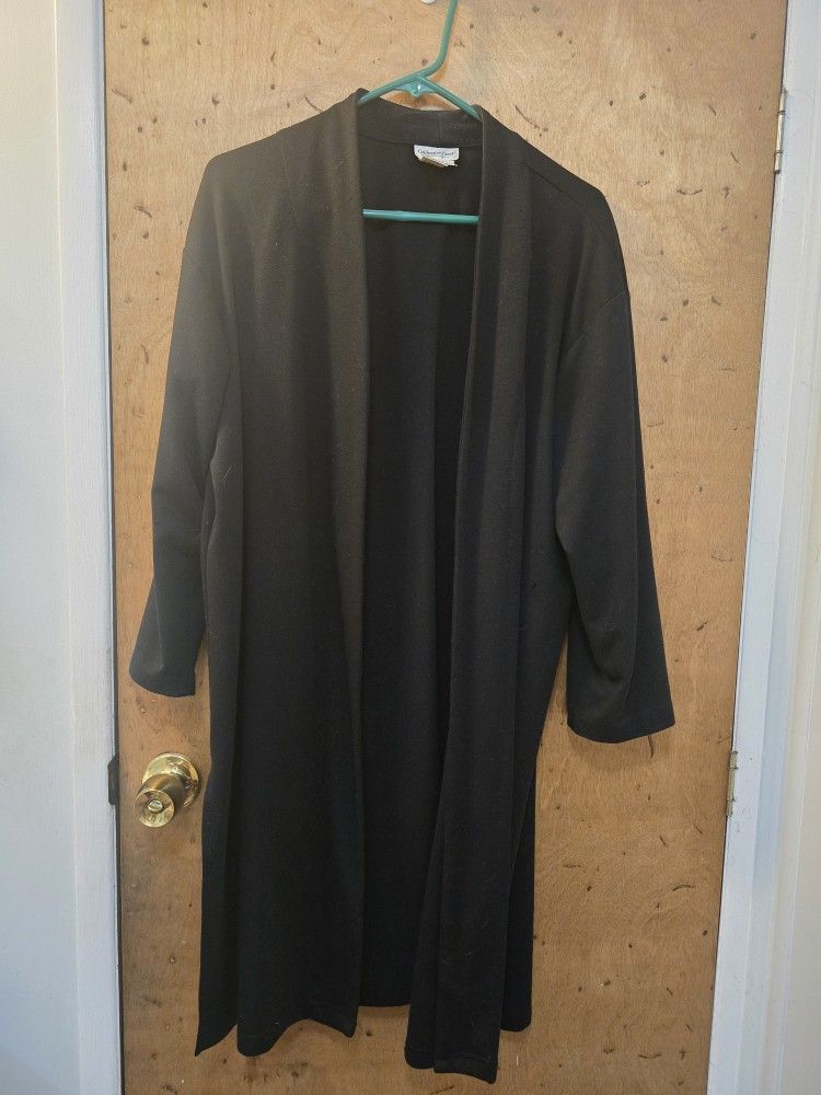 Coldwater Creek Black Cardigan