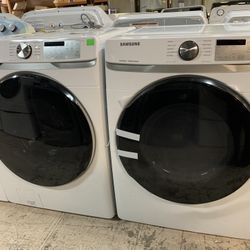 SAMSUNG WASHER AND GAS DRYER 