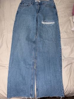 Abercrombie & Fitch high rise straight leg pants