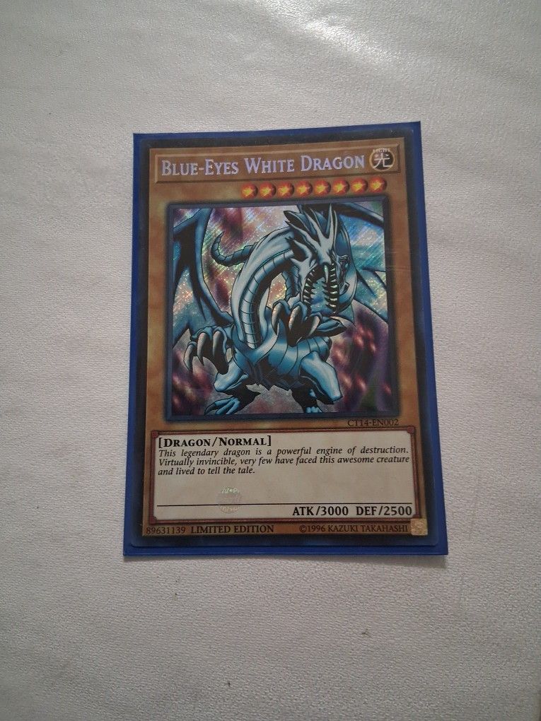 Blue eyed white dragon limited edition