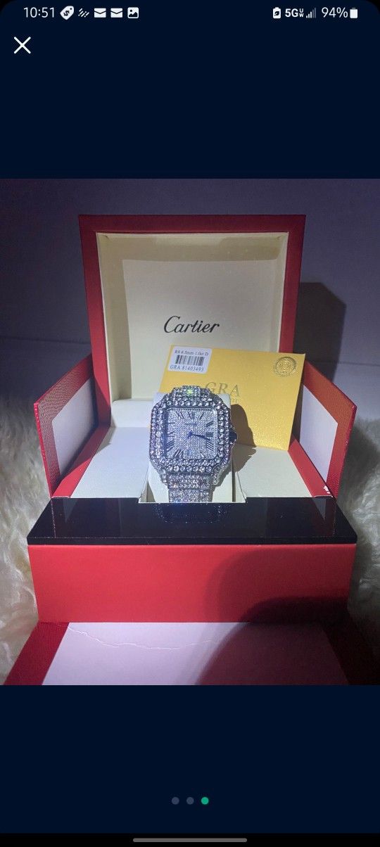Cartier VVS CUT (Moissanite) With Certificate