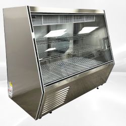 NSF 60 Inches Butcher Seafood Meat Refrigerated Display Refrigerator Case CW-808