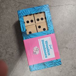 Get Out! Giant Wooden Dominoes 28-Piece