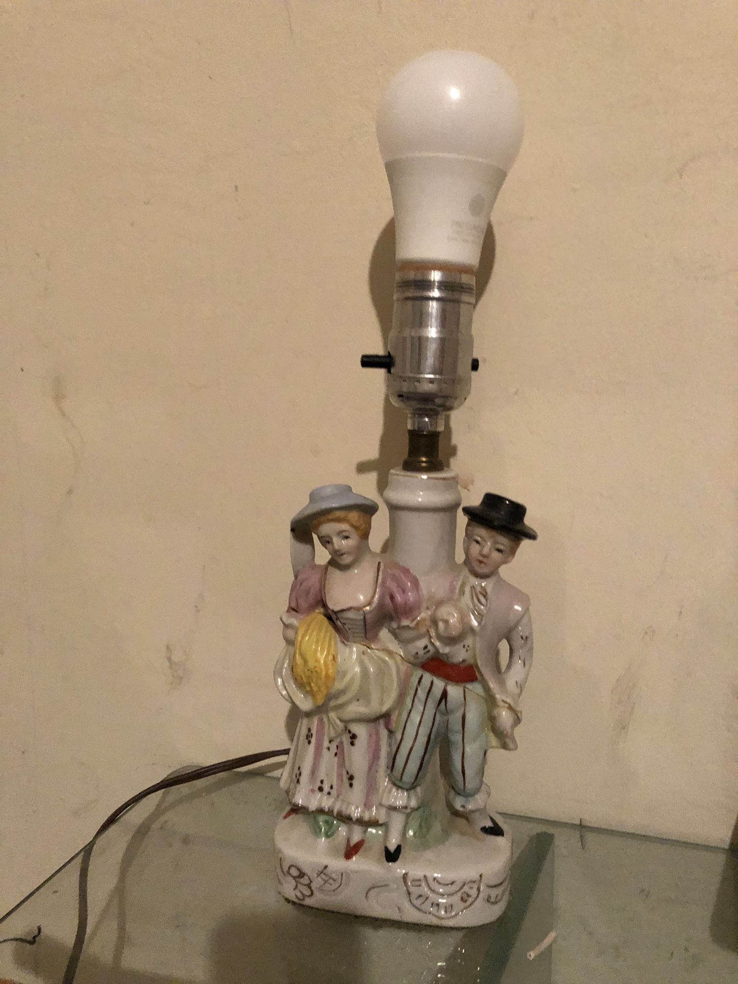 Vintage Porcelain Lamp