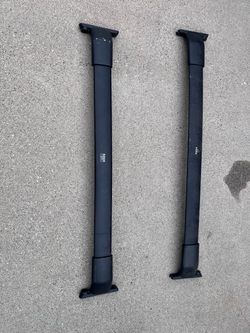 Black Roof Rack Cross Bars – Set of 2