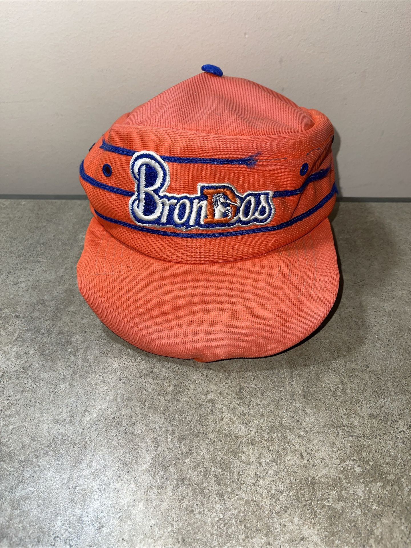 Vintage Denver Broncos Snapback Painters Cap Hat NFL Football