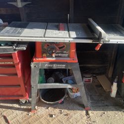 black and decker firestorm table saw