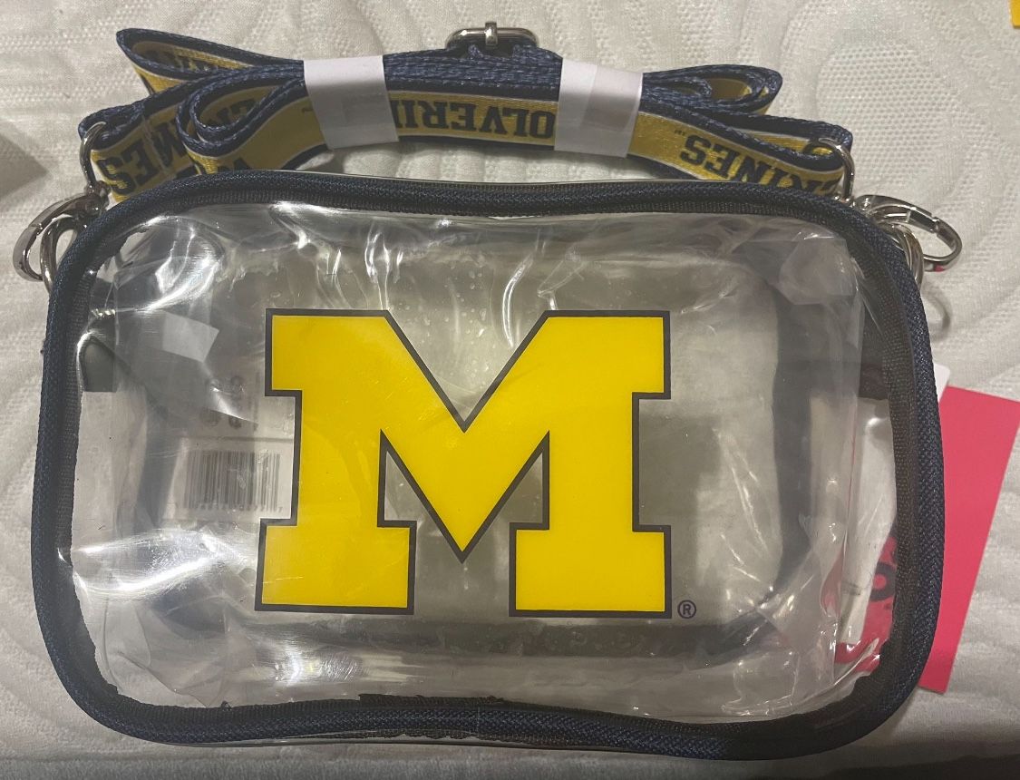 Michigan See Through Stadium Purse
