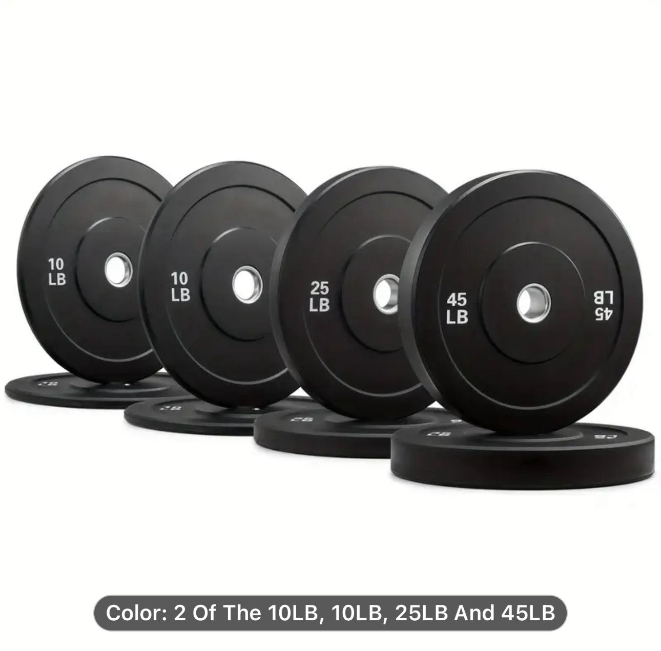 180 Pound Bumper Plate Weight Set 2” BRAND NEW!