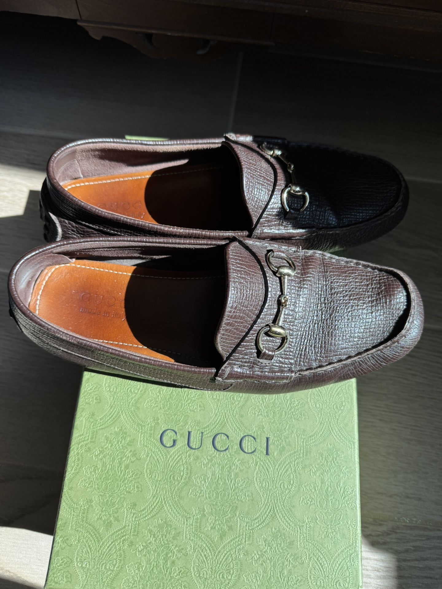 Gucci loafer/driver Gucci size9.5/US size 11.5 Original box and reciept included