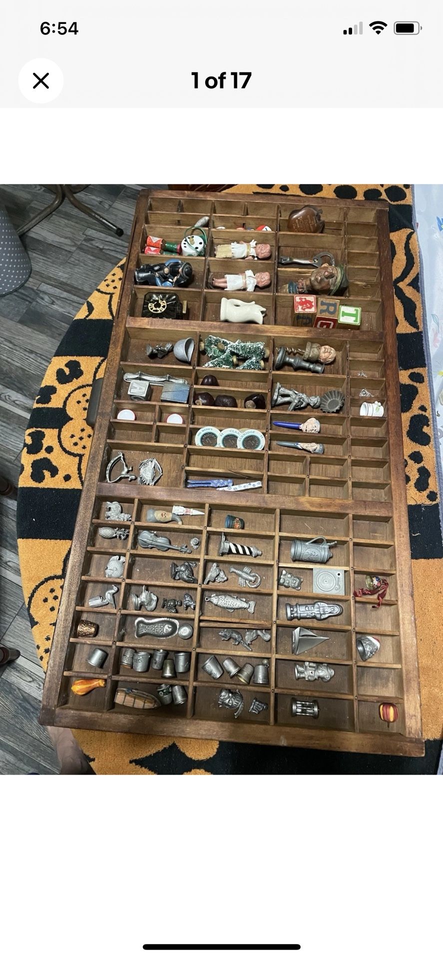 A vintage Hamilton Printer Drawer With 100 Pieces Of Oddito