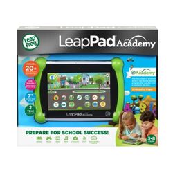 LEAPFROG LeapPad Academy Learning Tablet (Green Plastic Silicone)