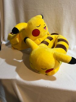 Pokémon Sleeping Pikachu Plush Slippers – Soft & Cozy