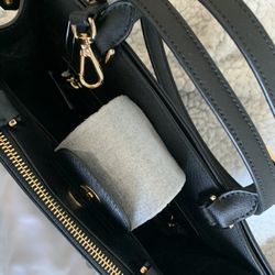Michael Kors Black Leather Satchel - New