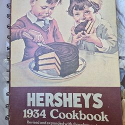 Vintage Herseys 1934 Cookbook