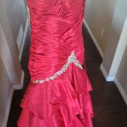 Size 2 Red Formal Dress