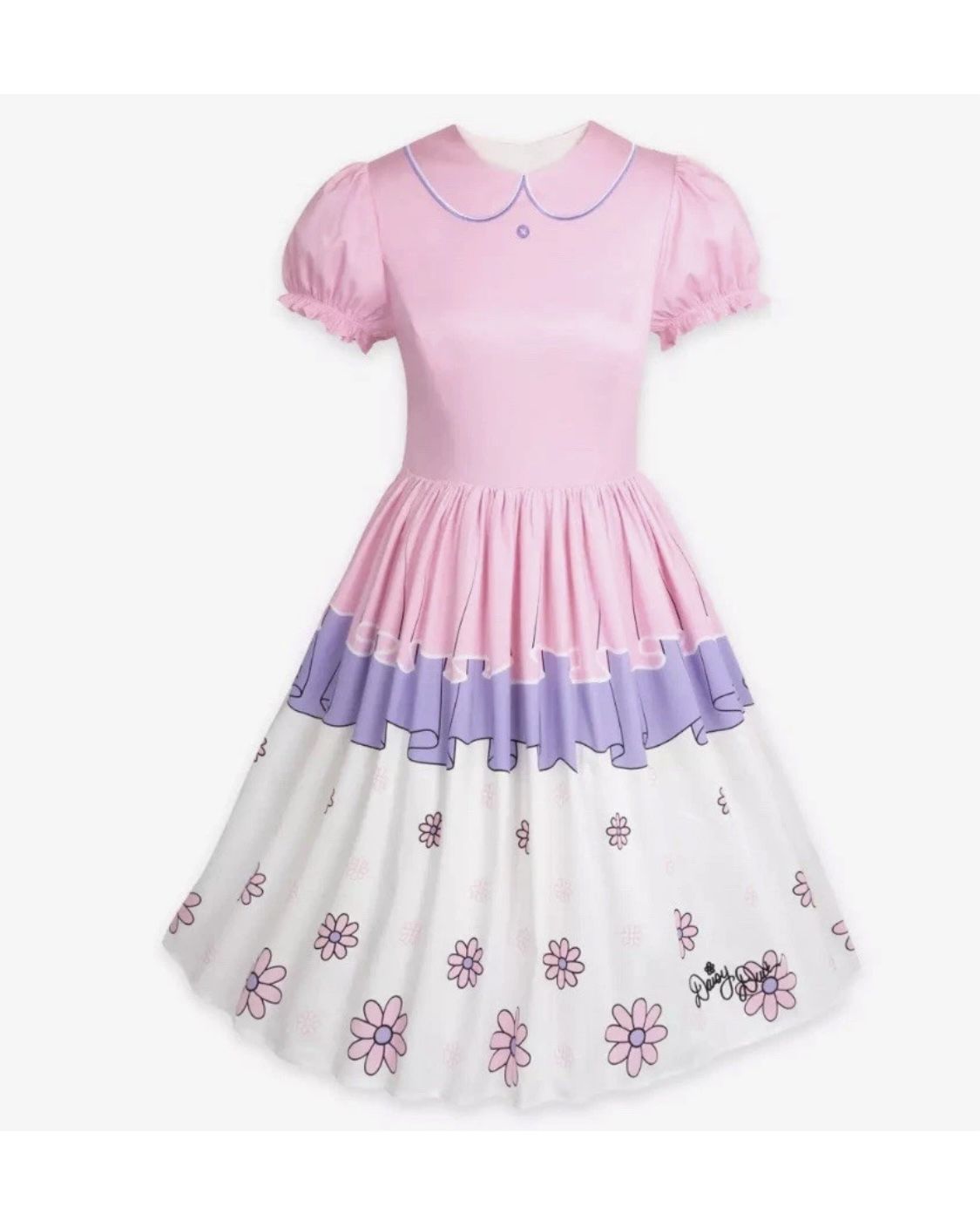 Disney Daisy Duck Dress for Women Sz L Pink And Purple