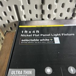 Feit Electric EDGELIT 12-in Nickel Integrated LED Flush Mount Light