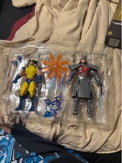 Marvel legends gamer verse Wolverine and silver samurai +sentry