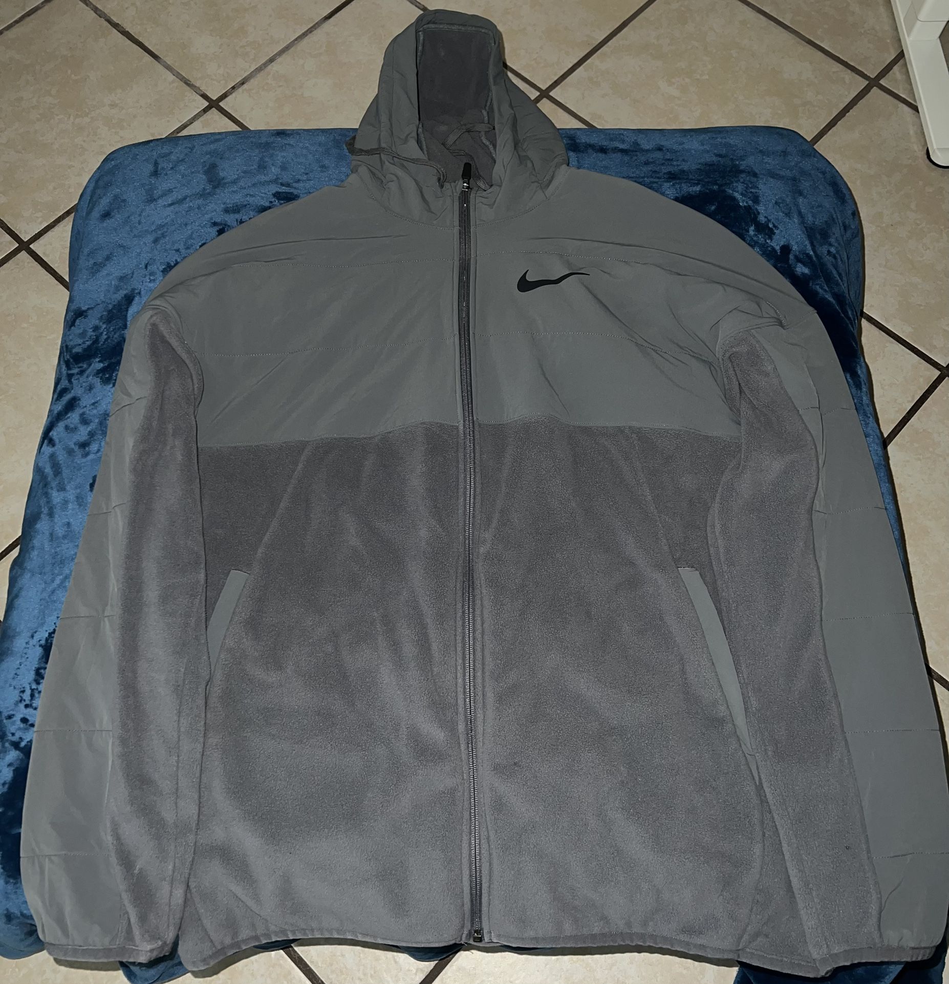 Grey Nike fleece hoodie #fleecelove