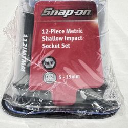 Snap On 1/4” Metric Socket Set Factory Sealed 