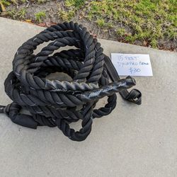 Dynapro Work Out Rope 15ft And Big Garage Sale