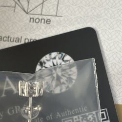 Moissanite Earring