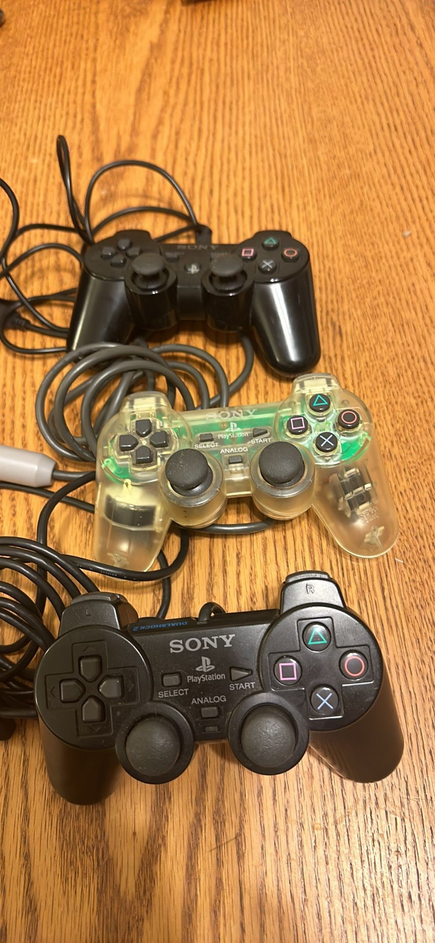 SONY Playstation PS1,Ps2,PS3 Analog Authentic Controllers Make Offer