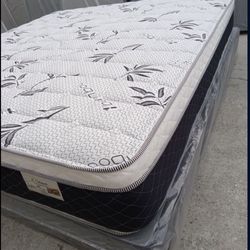 BRAND NEW PILLOW TOP MATTRESSES ✅ COLCHONES NUEVOS PILLOW TOP 💯‼️   QUEEN SIZE $150 ❌ $210 With Box Spring   FULL SIZE $140 ❌ $200 With Box Spring💥 