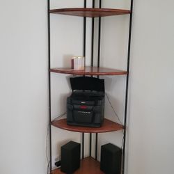Set Of Two Matching Corner Shelves 