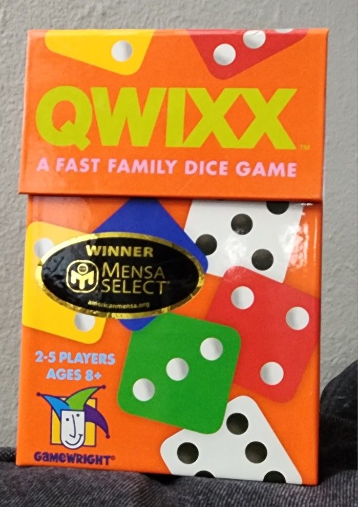 Gamewright Qwixx - A Fast Family Dice Game Multi-colored, 5"