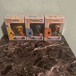 Pokémon Funko Pops Set 