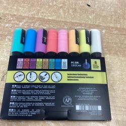 Uni POSCA PC-5M Soft Color Markers 8-Pack