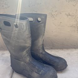 Rubber Steel Toe Boots 