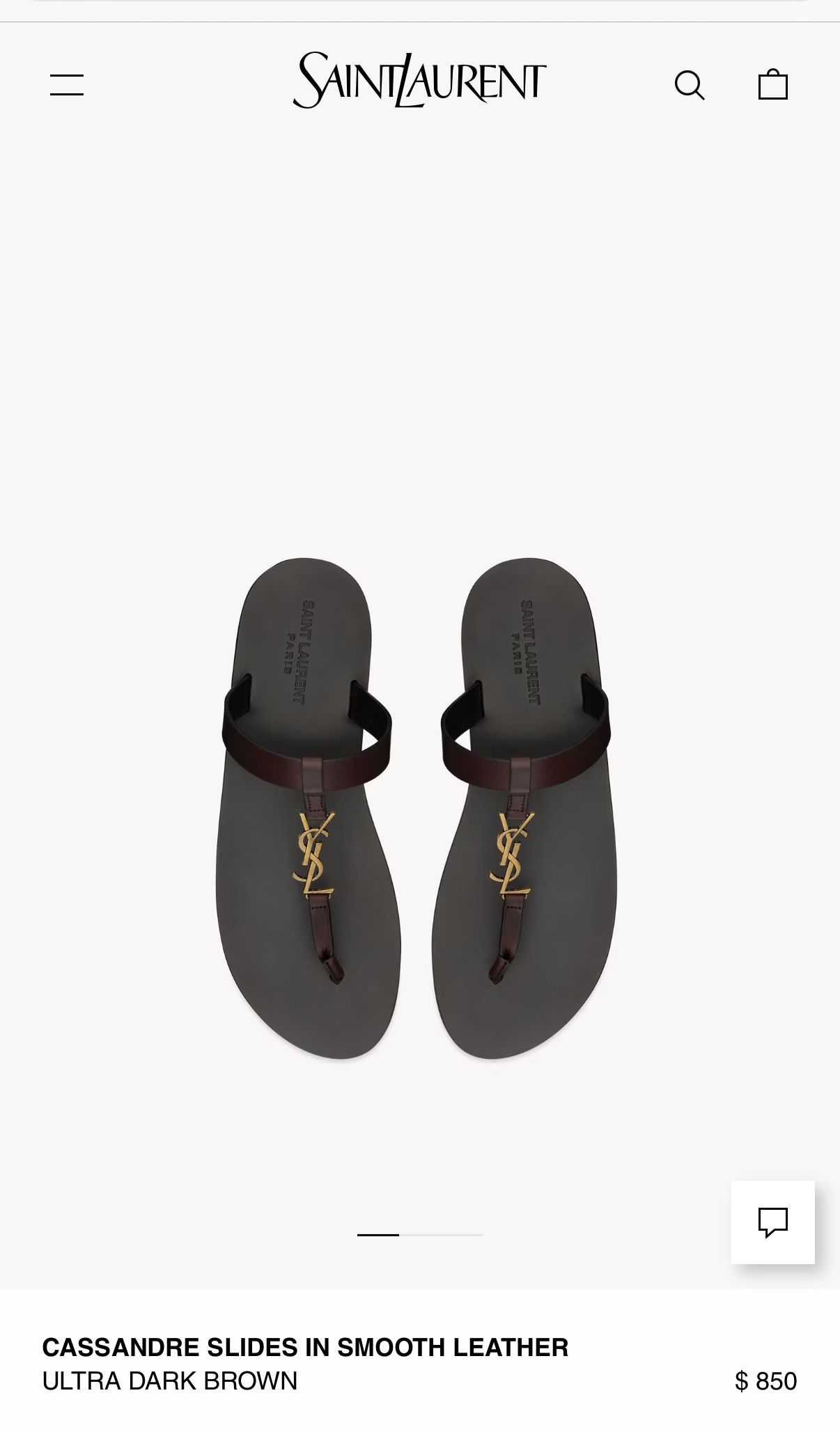 Saint Laurent Thong Sandals