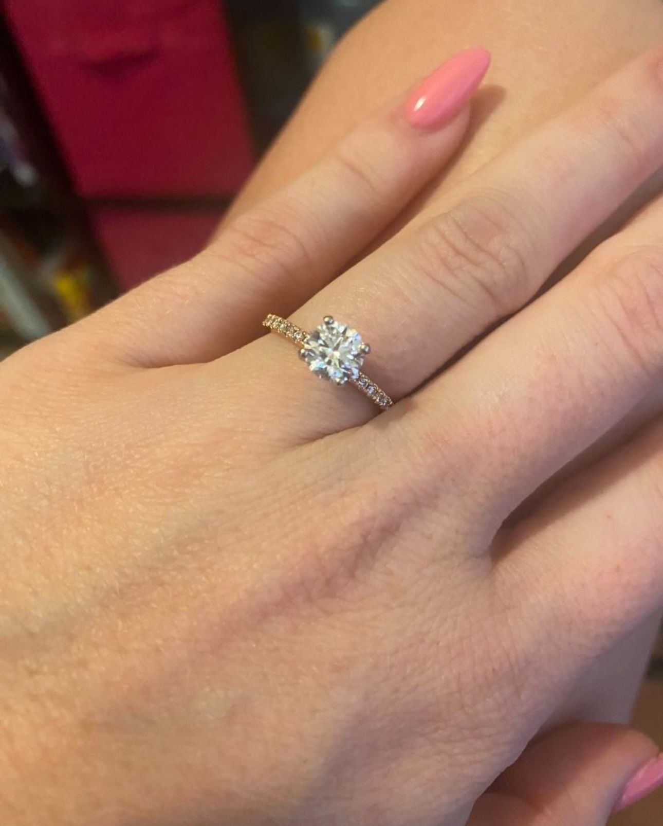 Rose Gold Engagement Ring