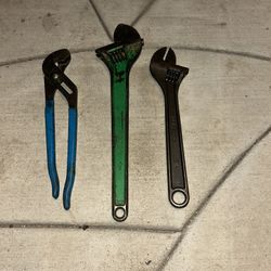 15 In And 12 In Proto Wrenches And Channellock 