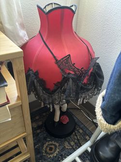 Vintage Lamp Stand And Shade