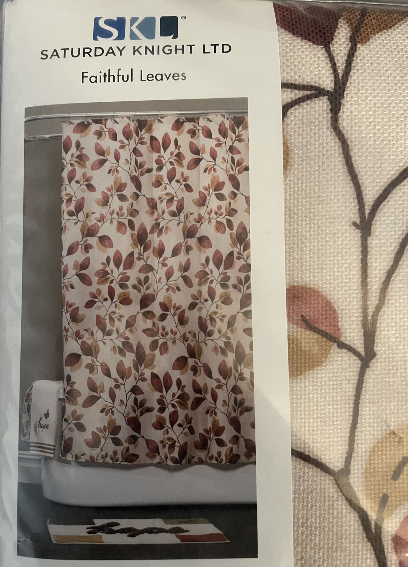 **NEW** Fall Shower Curtain 