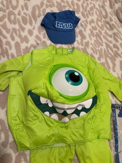 Disney Pixar Monsters University Mike Wazowski Toddler Costume Size 2T