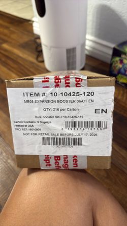 Unopened Pitch Black Booster Box Case