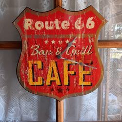 Route 66 wall clock
