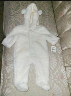 Infant Very Warm Winter Onesie Size 0-3 Months. 