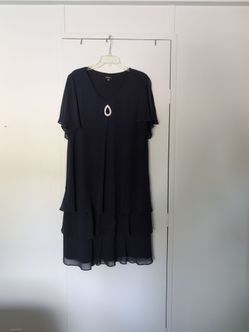 Navy Blue fancy dress size 20 womens