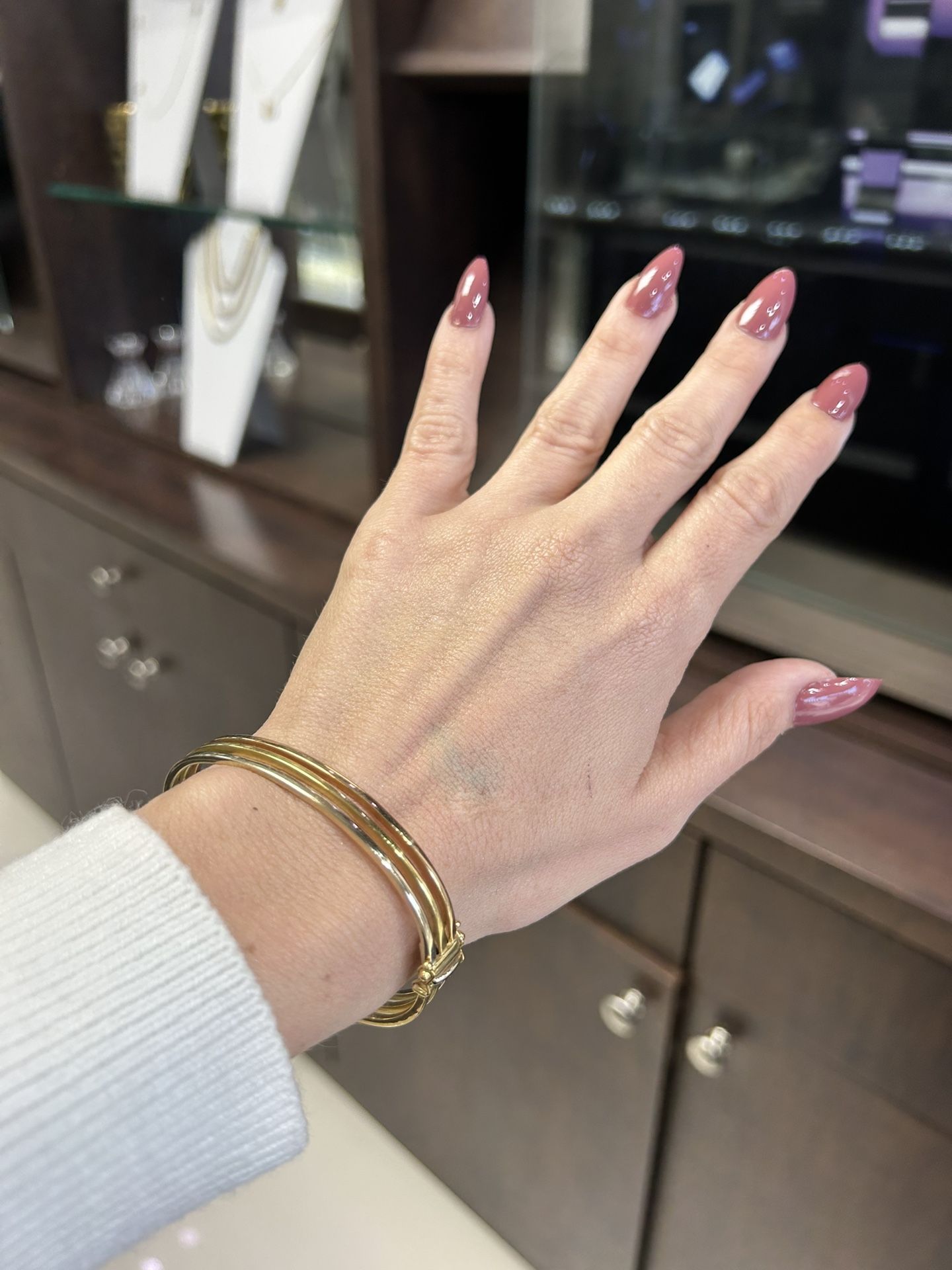 Bracelet Tri -Color 18k Gold