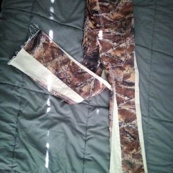 camo stacked jeans