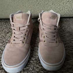 VANS Old Skool Pink Canvas/Suede 