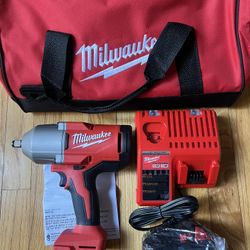 *NEW* Milwaukee M18 18-volt Brushless 1/2” High Torque Impact Wrench Kit