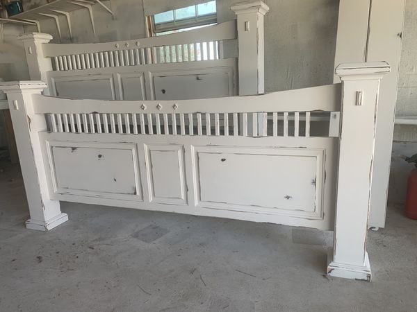 King Headboard, Footboard and Rails for Sale in Justin, TX ...
